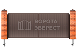 Оцинкованные ворота 2000×2750 ВЭ-2633