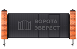 Оцинкованные ворота 1750×2750 ВЭ-2630