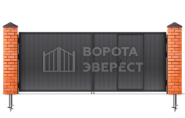 Ворота оцинкованные 2250×3000 ВЭ-2639